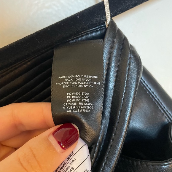 Wilfred by Aritzia Funk Vegan Leather Pants Size 4 - Picture 9 of 12